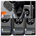 Miniatyrbillede 5 af 5: Bærbar Luftkompressor, 150 PSI Mini Elektrisk Cykelpumpe med Digitalt Display og LED-Lys, 4000 mAh Batteri, Cykler, Bolde-AD4-