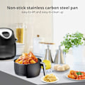 Pikkukuva 2 / 5: 7 tuuman 17-osainen Power Round Air Fryer -lisävarustesetti 5,5L Friteerauskeittimen lisävarusteet sopivat 3,2L-8,1L -FD4-