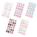 Pikkukuva 5 / 6: 120 kpl - Snap Nails lapsille - Akryylikynnet Multicolor -AD6- Multicolor multifärg