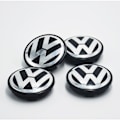 Miniatyrbillede 1 af 5: 4. VW logo 56 mm kapsel Fælg emblem Fælg badge A-AD4-