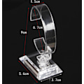 Miniatyrbilde 2 av 5: 10 stk. transparente klokkeholdere, klokkeutstillingsstativer, armbåndsurutstillingsstativer, for hjem eller butikk -AD4-