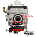 Pikkukuva 2 / 5: FG100 GX31 Kaasutin Combo Kit Honda 4-tahti Kultivaattori GX22 GX31 HHE31C Ruohonleikkuri HHT31S UMK431 UMK431K1 Erilaisilla Sovittimilla