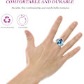 Miniatyrbilde 3 av 5: 20 stk. Ringemner Justerbare Fingerringer Runde Rustfritt Stål DIY Smykkematerialer-FD3-