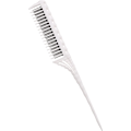 Miniatyrbild 1 av 5: 3-radig kam för tupering, utredning av hår, pinnkam, volymökning, back combing, frisörkammar-FD3-