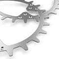 Miniatyrbilde 3 av 5: Rustfrie piggdekk for robotgressklippere Husqvarna Automower 420/320/430X/435X/440/450X, med 21 x rustfrie pigger, for hjul 252 mm -AD9-