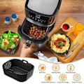 Miniatyrbild 4 av 5: /QD/ 2-pack Air Fryer silikonform för Ninja Double Stack Airfryer SL400EU, Airfryer-tillbehör -AD6-