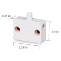 Miniatyrbilde 3 av 5: 6 stk. LED-dørbryter for skapbelysning, normalt lukket elektrisk lampebryter for skap P-AD4-