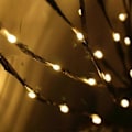 Miniatyrbillede 3 af 5: Lysende grene / Dekorative grene Brun med 20 LED-lys -AD4-