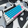 Miniatyrbillede 5 af 5: Black Friday Kraken Keyboards Xxl Udvidet Gaming Musemåtte Tyk Skrivebordsmåtte (stealth)-AD4-