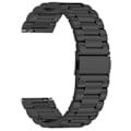 Miniatyrbillede 5 af 5: CDQ Armbånd i rustfrit stål til Huami Amazfit BIP 5 22mm SortCDQ -AD6-