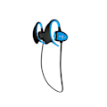 Pikkukuva 1 / 3: Uimalasit Langattomat Bluetooth 5.0 Kuulokkeet IPX8 Vedenpitävät Kuulokkeet Urheilukuulokkeet -AD6-