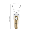 Miniatyrbilde 5 av 6: Elektrisk epilator for kvinner, kropp og ansikt, hårfjerning, fjærfjerner, bomullstråd-depilator, damebarbermaskin