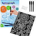 Miniatyrbild 1 av 5: Spirograph Original, Spirograph Deluxe Set, vuxna och barn, 28 delar-AD8-