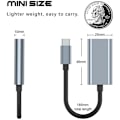 Miniatyrbillede 3 af 5: USB C til HDMI Adapter til Skærm, 4K HDMI til USB C Laptop Dockin-AD8-