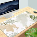 Miniatyrbild 4 av 5: Tangentbordsmatta Kawaii Musmatta Matcha Grön Växt Abstrakt Tillbehör Skrivbordsunderlägg Musmatta för Dator Spelare Tjej Kontorsmaterial-FD3-