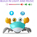 Miniatyrbilde 2 av 5: Krypende Krabbe Baby Leke for 3-12M, Sensorisk Mageleketid & Lærings Krypeleke med Lys & Lyd【mo】-AD4-