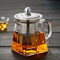 Miniatyrbillede 2 af 5: Tekande med aftagelig si i rustfrit stål (350 ml) -AD6-