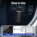 Miniatyrbild 5 av 7: Mini Apple CarPlay Trådlös Adapter Car Play Dongle Bluetooth WiFi Snabbanslutning Plug and Play-AD5-