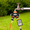 Miniatyrbillede 3 af 5: Way Irrigation, Slangesplitter, Slangekobling, Justerbar Vandgennemstrømning, Perfekt til Udendørs Vandhane-AD4-