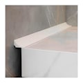 Miniatyrbilde 1 av 5: Selvklebende tetningslist for badekar, dusj, dusjterskel, vannbarriere for vask, badekar, våtromsgulv (hvit (2 m) -AD6-