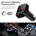 Pikkukuva 3 / 5: Langaton Bluetooth FM-lähetin autoon, 2 USB-laturia, Aux-adapteri, Handsfree-AD4-