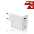 Miniatyrbilde 1 av 3: 120W hurtiglader USB-lader strøm hvit EU-AD4-