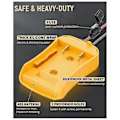 Miniatyrbild 4 av 5: Strömadapter för 20 V litiumbatteri, Peg-Perego batteriadapter med kabelanslutning -AD10-