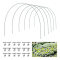Miniatyrbilde 3 av 5: 36 stk. Drivhustunneler Dyrkingstunnel 6 Sett med 2,6 m Lange Hagebuer Kit, Rustfritt Glassfiber R -AD9-