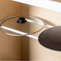 Miniatyrbilde 4 av 5: Dusjforhengstang for klemming, uttrekkbar, 50-90cm, nikkel-AD4-