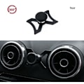 Miniatyrbilde 1 av 3: Magnetisk biltelefonholder for Audi A3 S3 RS3 8V biltelefonfeste for smarttelefon GPS, 360 graders justerbar visning, Svart.ca[GKS]-AD4-