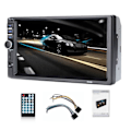 Miniatyrbild 5 av 6: 7\" Dubbel 2 DIN Huvudenhet Bilstereo Radio MP5 Spelare Skärm BT -AD6-
