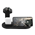 Pikkukuva 5 / 5: iWatch 4-in-1 langaton lataus, sopii Apple-matkapuhelimille, kuulokkeille, kelloille, langaton lataus matkapuhelimen pidike{f2}-AD8-