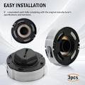 Miniatyrbillede 4 af 4: 3-pak C3-2 udskiftningsspoler til Stihl FSA 57 med AutoCut C3-2 trimmerhoved - Erstatter 4009 710 4305 4009 710 4306 -AD11-