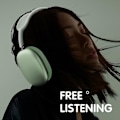 Pikkukuva 3 / 5: REMAKE P9 Over-Ear -kuulokkeet, muistivaahtomuovipehmusteet, täysin peittävät, aktiivinen melunvaimennus, hopea[GKS]-AD4-
