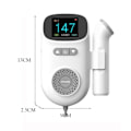 Miniatyrbilde 3 av 6: Føtal Doppler Hjerteslagsmonitor Sond Baby Hjerteslag-AD5-