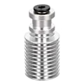 Miniatyrbild 1 av 5: Kylfläns Extruder Silver Rostfritt Stål 1.75mm Filament Uppgraderingstillbehör för 3D-skrivare{GKS}-AD4-