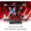 Miniatyrbillede 2 af 2: DVD-afspiller til TV med HDMI, DVD-afspiller der afspiller alle regioner, CD-afspiller til hjemme stereoanlæg, HDMI og RCA kabel inkluderet{GKS}-AD4-