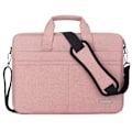 Miniatyrbillede 1 af 5: Laptop taske, 15,6 tommer, vandtæt, stødsikker, notebook skuldertaske, med skulderrem og skjult håndtag, pink{sl}-AD8-