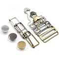 Miniatyrbillede 1 af 4: 6 sæt overalls spænder (38 mm) metal seler erstatningsspænder{F2}-AD8-