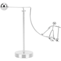 Miniatyrbillede 2 af 5: Newtons Pendul Vugge Balancebold Newtons Vugge Pendul Skrivebords Ornament Newton Vugge Balancebold til Hjemmekontor Skrivebordsindretning (Ski)-FD3-