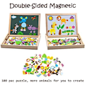 Miniatyrbilde 2 av 5: 100-delt Magnetisk Trepuslespill, Dobbeltsidig DXGHC-AD4-