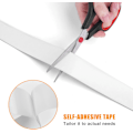Miniatyrbilde 2 av 5: Baderomslist, 3.2m*3.8cm Selvklebende Tetningslist, Selvklebende PVC Tetningstape for Badekar, Bad, Kjøkken, Muggbestandig, Fugemasse (Hvit) -AD6-