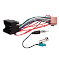 Miniatyrbilde 1 av 5: Bilstereo lydstrømkabel for 207 307 407 for C3 C4 radioantennekabeladapter-WELLNGS-AD10-