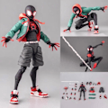 Miniatyrbillede 3 af 5: Spidermn: Into The Spider-Verse Miles Morales Sentinel SV Superhelte Ledet Bevægelig Figur Samlermodel Action Figur Model-AD7-