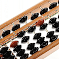 Pikkukuva 3 / 5: Puinen helmitaulu Vintage Math Ammattimainen helmitaulu aikuisille lapsille, mukana opas ja nollauspainike - Perfet-AD4-