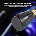 Pikkukuva 4 / 4: Moottoripyörän DIN-liitin Vedenpitävä Laturi Qc3.0 Usb-laturi & Type C 30w Power Delivery -adapteripistorasia (YJD) -AD5-