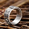 Pikkukuva 5 / 5: Feng Shui Pixiu Mani Mantra Suojaus Vauraus Sormus Amuletti Onnen Avoin Säädettävä Sormus Buddhalainen{GKS}-AD4-