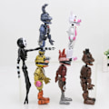 Miniatyrbillede 3 af 5: 6 stk. Five Nights At Freddy's Actionfigur FNAF Toy Bonnie Foxy -AD6-