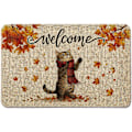 Miniatyrbild 1 av 4: Höst Dörrmatta Katt Lönnlöv Mattor Höstskörd Dörrmatta Thanksgiving Hem Kök Dekoration Golvmattor 50 x 80 cm -AD6-
