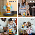 Miniatyrbilde 3 av 5: Lekesugerkopp for baby leker 0 12 13 24 måneder montessori spinner musikalsk leke[mo]-AD4-